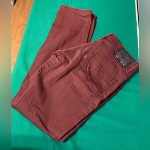 Levi’s 511 Maroon pants jeans W31 L32